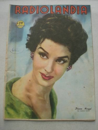 Diana Maggi Revista Radiolandia N 1463 Ao 1956 Tapa Diana Maggi