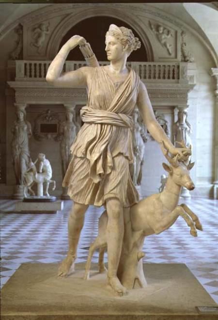 Diana of Versailles Artemis the Huntressknown as the 39Diana Anonymous as art print or