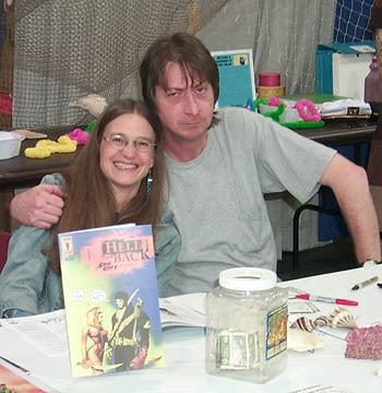 Diana Schutz Frank Miller and Diana Schutz in 2000 The Comics Journal