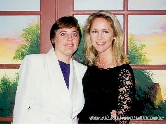 Diane Murphy with her twin sister Erin