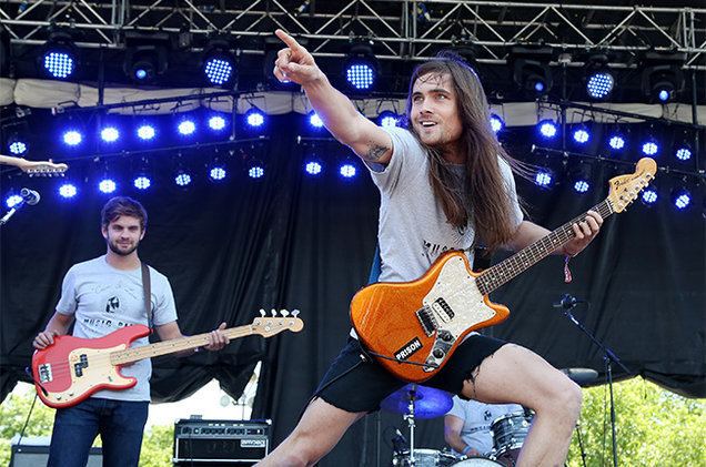 Diarrhea Planet Governors Ball 2014 Diarrhea Planet CrowdSurfs Talks Adult Swim