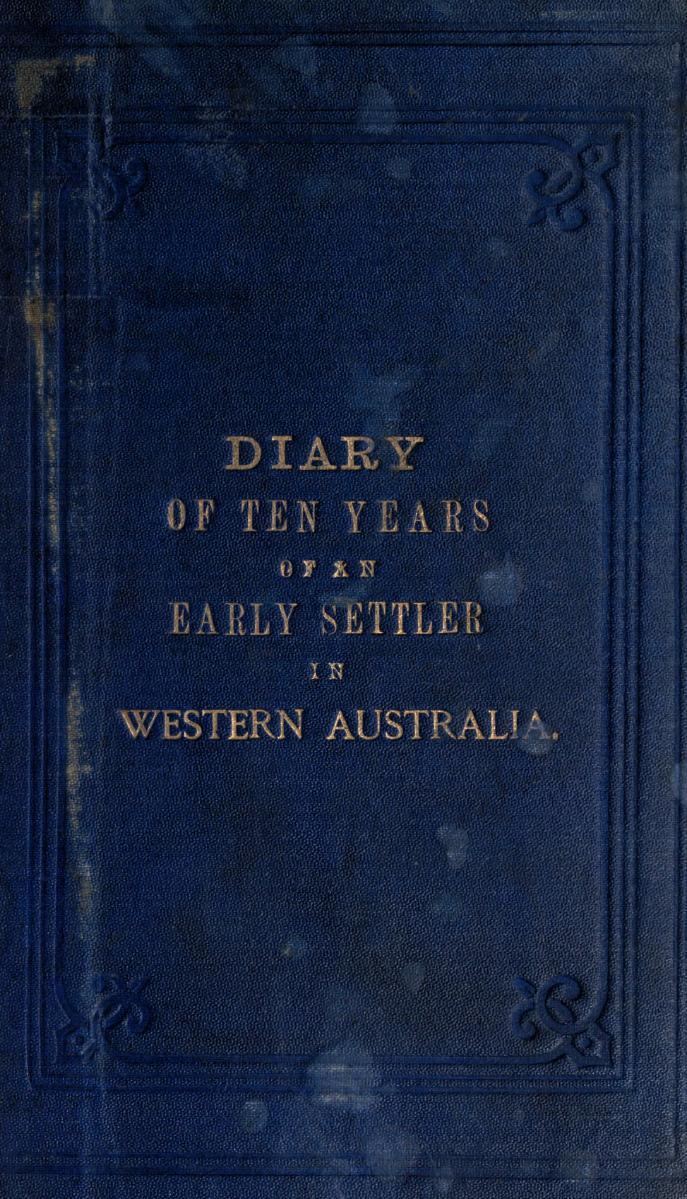 Diary of George Fletcher Moore