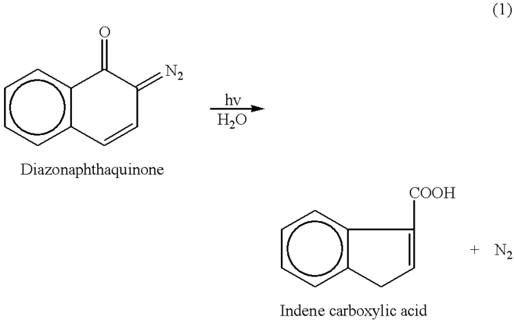 Diazonaphthoquinone Patent US6319648 Dissolution inhibition resists for