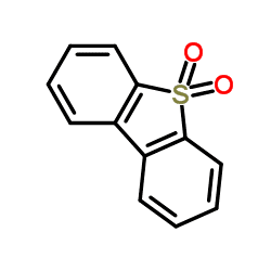 Dibenzothiophene dibenzothiophene55dioxide C12H8O2S ChemSpider