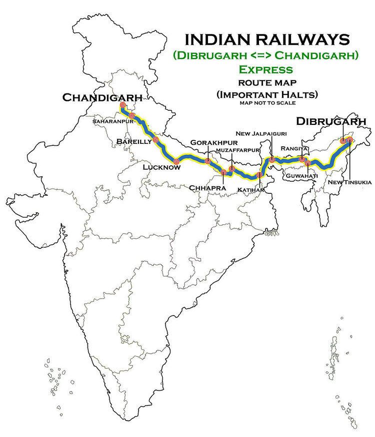 Dibrugarh-Chandigarh Express