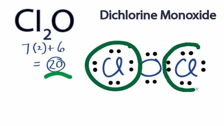 Dichlorine monoxide Cl2O Lewis Structure How to Draw the Lewis Structure for Cl2O