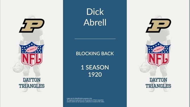 Dick Abrell Dick Abrell Football Blocking Back and Wingback YouTube