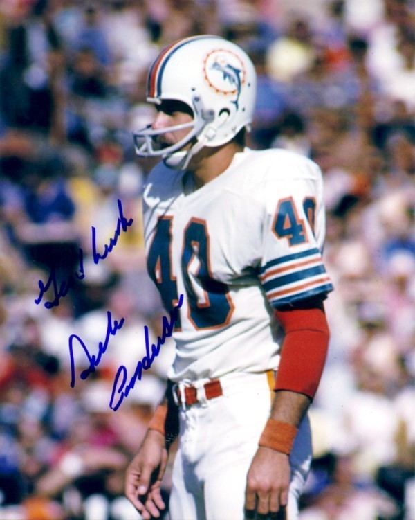 Dick Anderson Dick Anderson autographed Miami Dolphins 8x10 photo Retired