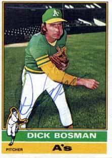 Dick Bosman wwwbaseballalmanaccomplayerspicsdickbosman