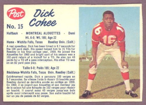 Dick Cohee Dick Cohee Benched