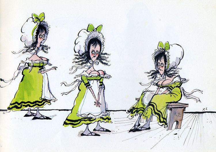Dick Deadeye, or Duty Done The Lost Continent Ronald Searles character designs for Dick Deadeye
