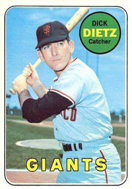 Dick Dietz 1969 Topps Dick Dietz 293 Baseball Card Value Price Guide