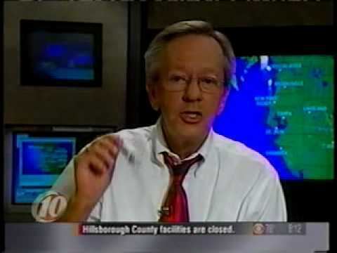 Dick Fletcher Hurricane Charley w Dick Fletcher 2004 WTSP TV Tampa YouTube