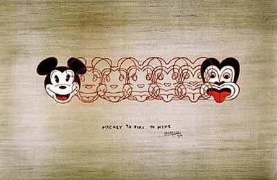 Dick Frizzell Mickey to Tiki by Dick Frizzell for Sale New Zealand Art Prints