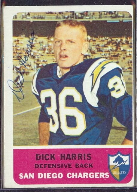 Dick Harris (American football) An Interview with the Chargers Dick Harris Tales from the AFL
