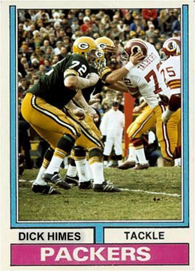Dick Himes Dick Himes Green Bay Packers 1970s Football Cards Pinterest