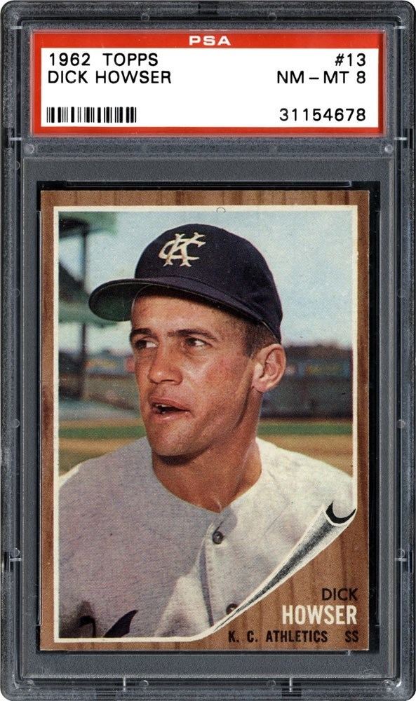 Dick Howser 1962 Topps Dick Howser PSA CardFacts
