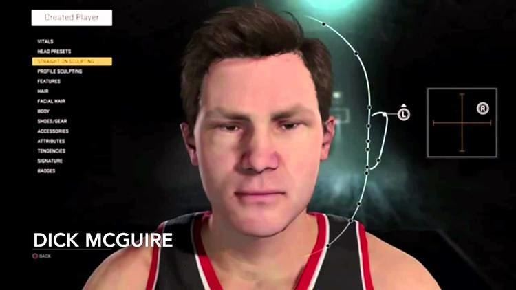 Dick McGuire NBA 2K16 How To Create Ed Macualey and Dick McGuire YouTube