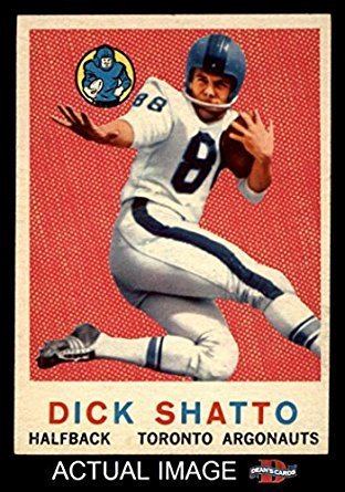 Dick Shatto Amazoncom 1959 Topps CFL 63 Dick Shatto Football Card Deans