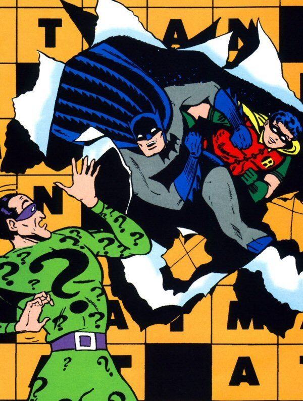Dick Sprang How Batman does a crossword Batman image by Dick Sprang Batman