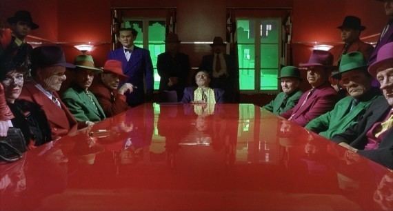 Dick Tracy (1990 film) movie scenes The aforementioned sets range from candy colored 