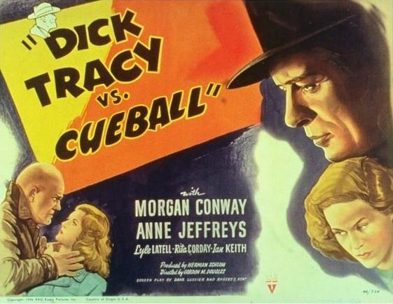 Dick Tracy vs. Cueball movie scenes Dick Tracy vs Cueball begins with a montage of Dick Tracy and his rogues gallery from the Sunday funnies B O Plenty Gravel Gertie Vitamin Flintheart 