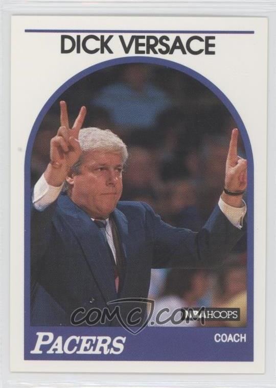 Dick Versace 198990 NBA Hoops Base 292 Dick Versace COMC Card Marketplace