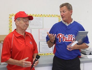 Dickie Noles Former Phillies pitcher Dickie Noles visits Upper