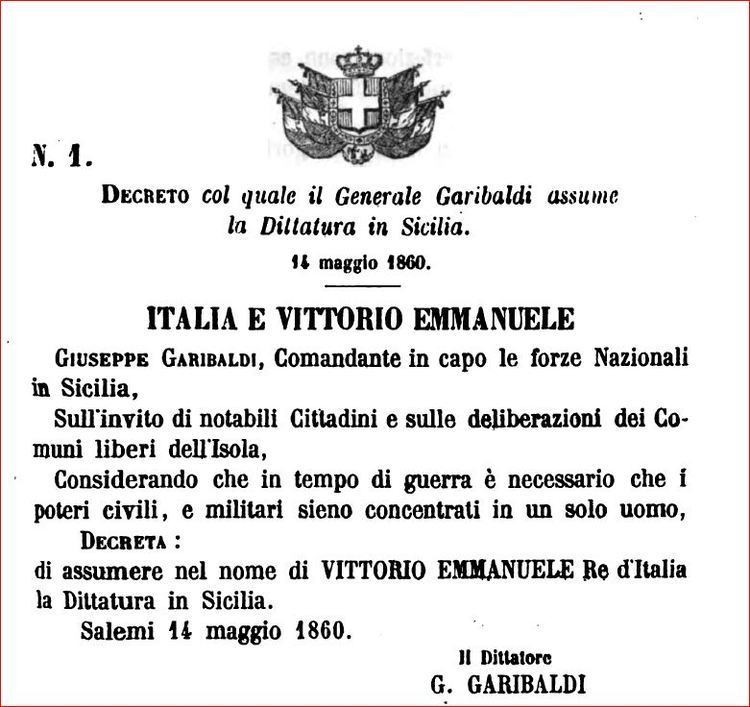 Dictatorship of Garibaldi