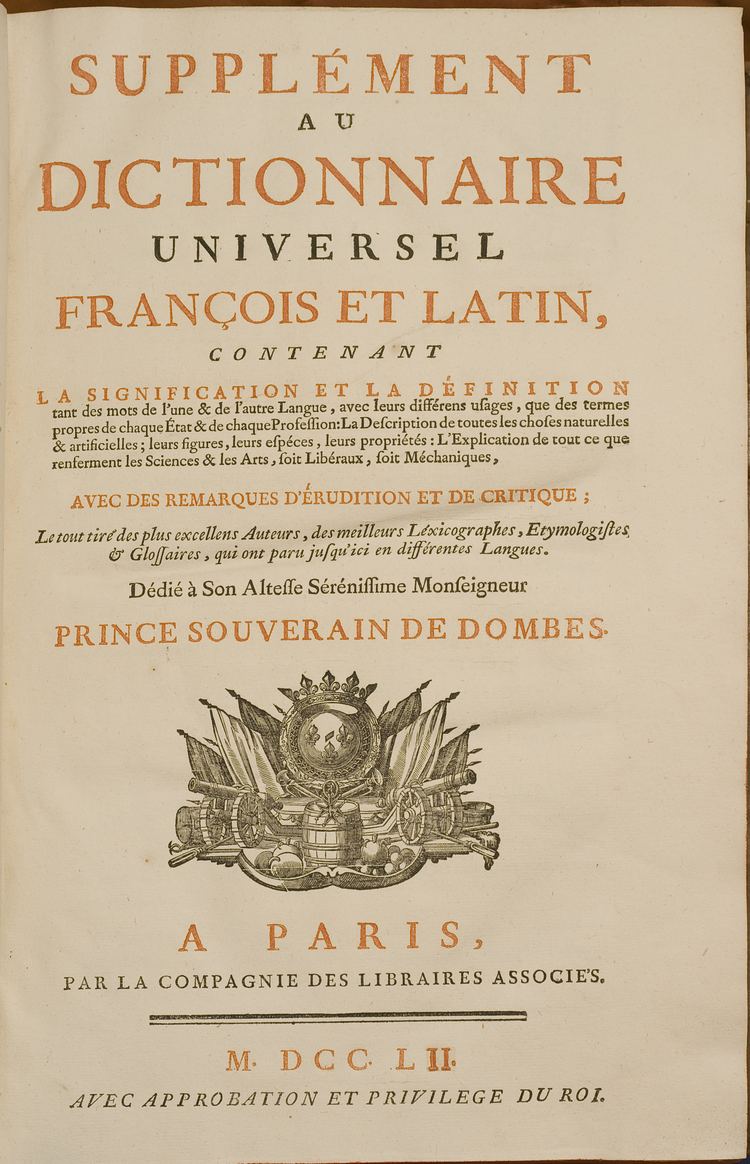 Dictionnaire de Trévoux httpsuploadwikimediaorgwikipediacommons55