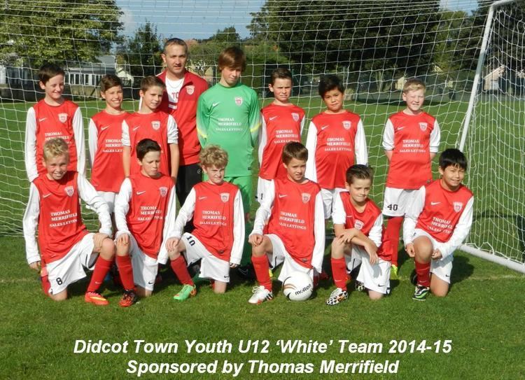 Didcot Town F.C. Proud to be sponsoring Didcot Town football club under 1239s Thomas