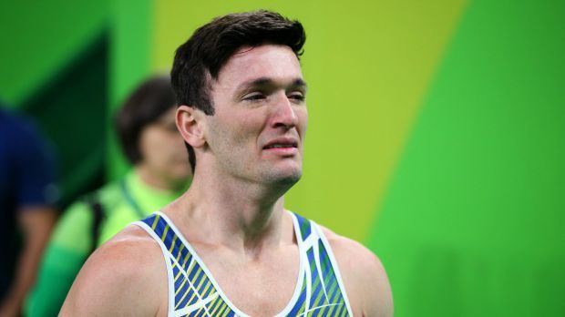 Diego Hypólito Rio 2016 Diego Hypolito in tears after gymnastics floor routine