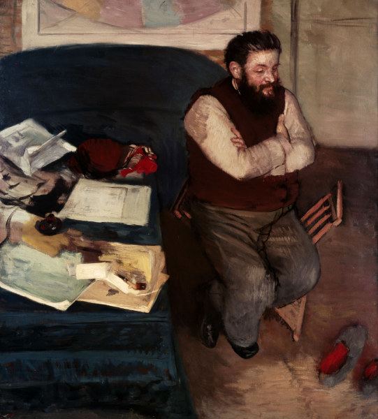 Diego Martelli Diego Martelli Edgar Degas as art print or hand painted oil