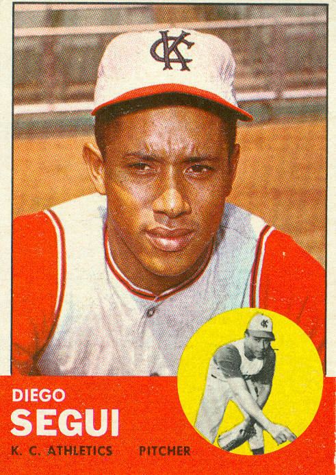 Diego Segui 1963 Topps Baseball Diego Segui 157
