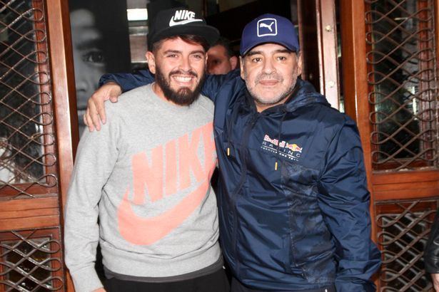 Diego Sinagra Diego Maradona very happy after being reunited with son for first