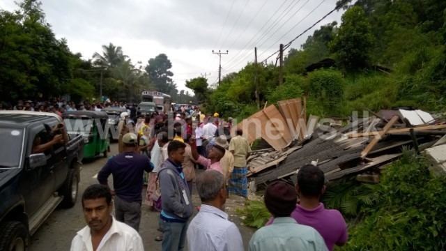 Digana 2 storey house collapses in Digana Hiru News Srilanka39s Number