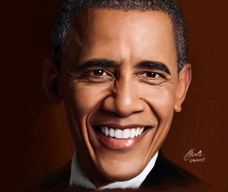 Digital painting Barack Obama digital painting by brentonmb on DeviantArt