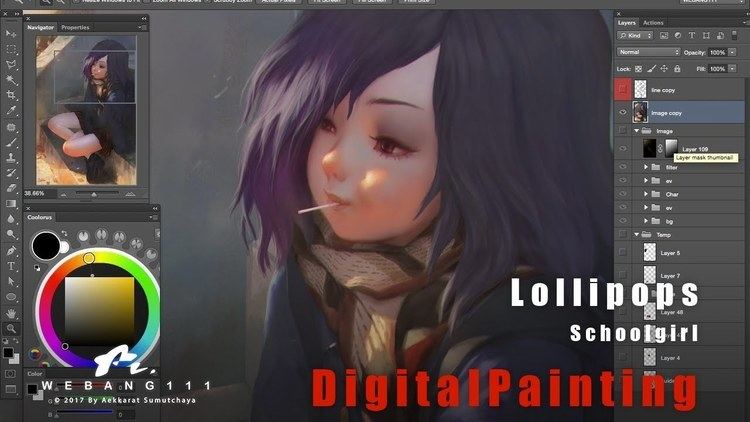 Digital painting Lollipops Digital Painting YouTube