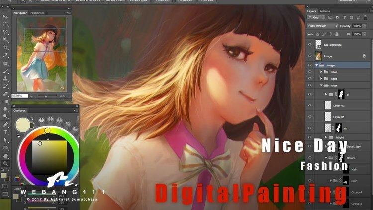 Digital painting Nice Day Digital Painting YouTube