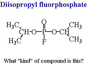 Diisopropyl fluorophosphate Enzymes Organic Chem 354 Dr Sundin UWP