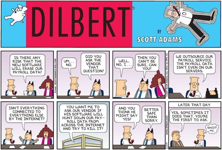 Dilbert LeadershipThe 10 Funniest Dilbert Comic Strips About Idiot Bosses