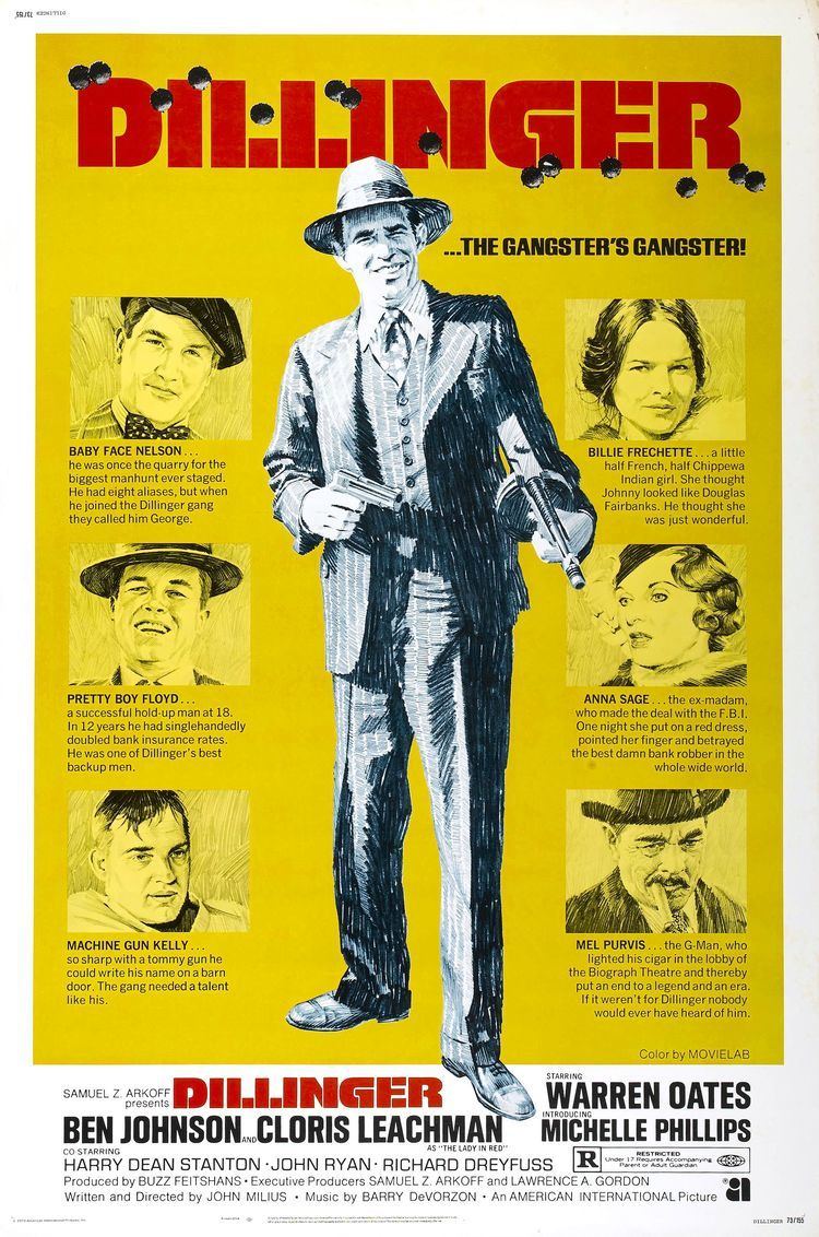 Dillinger (1973 film) Poster for Dillinger 1973 USA Wrong Side of the Art