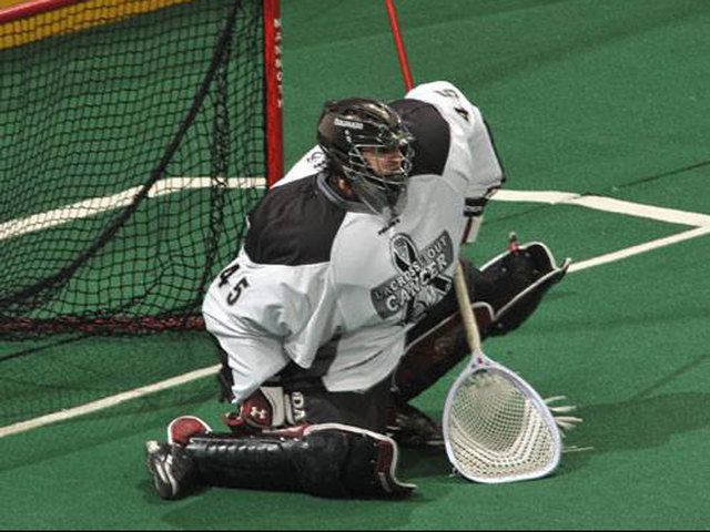 Dillon Ward Colorado Mammoth goalie Dillon Ward gets his stolen gear