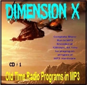 Dimension X Dimension X Single Episodes Old Time Radio Researchers Group