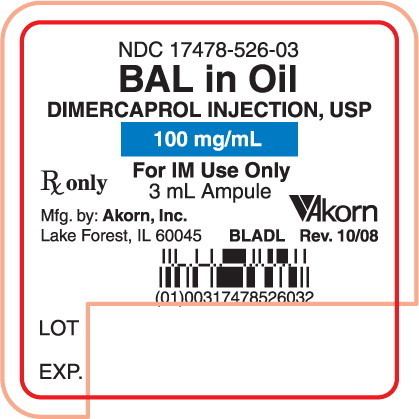 Dimercaprol BAL in Oil FDA prescribing information side effects and uses
