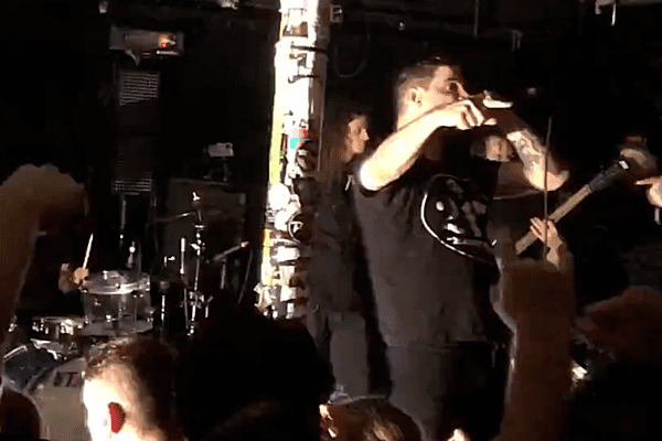 Dimitri Minakakis The Dillinger Escape Plan Play With Original Vocalist at Gig