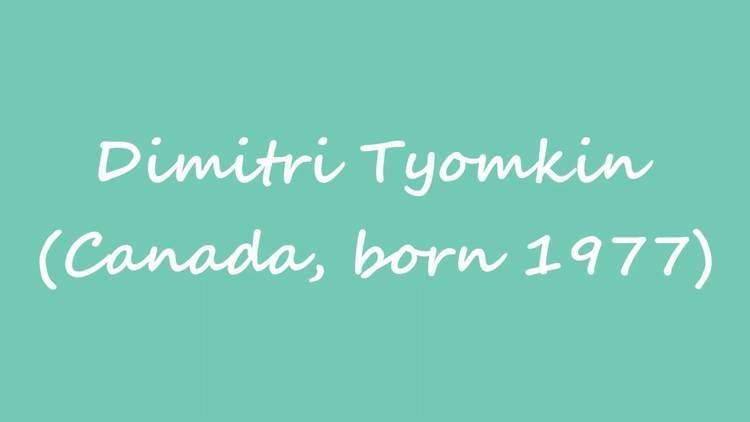 Dimitri Tyomkin OBM Chess Player Dimitri Tyomkin Canada born 1977 YouTube