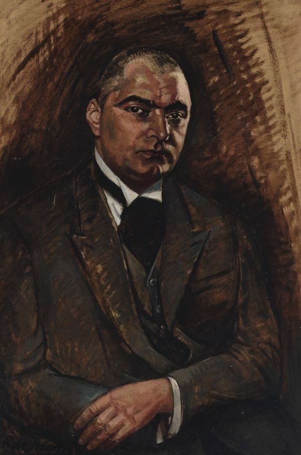 Dimitrije Mitrinović Portrait of Dimitri Mitrinovic circa 1953 by Roy de Maistre