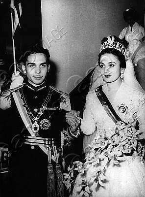 Dina bint 'Abdu'l-Hamid King Hussein and Dina Bint Abdul Hamid 1955 The Royal Forums