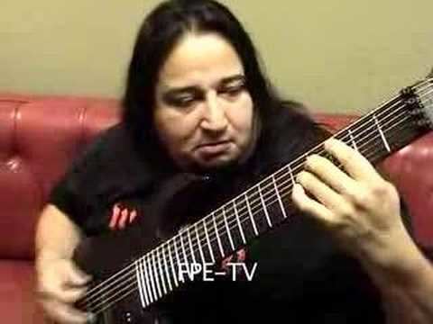 Dino Cazares FPETV 8 string Guitar Dino Cazares of Divine Heresy YouTube